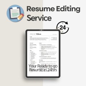 resume editing service 24 hrs